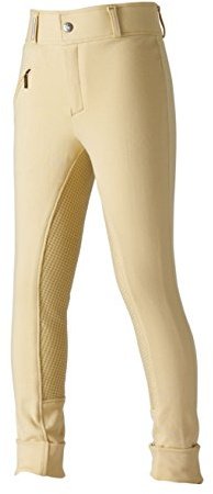 Caldene Girls Mortham Junior Jodhpurs - Corn, 26 Inch