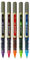 Uni-Ball, Tintenroller „Eye“, UB-157, fein, Tropical Set – 5 Stück