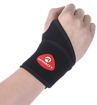 Protège muñecas soporte vendaje correa de apoyo para los poignets Bodybuilding Gym Fitness musculación Cross Fit entrenamiento levantamiento – negro