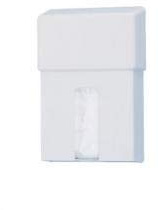 Jangro - Sanitary Disposal Bag Dispenser - White Plastic