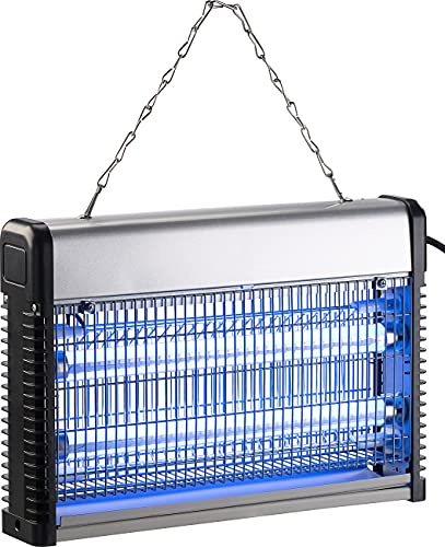 Lunartec Insektenlampe: UV-LED-Insektenvernichter mit austauschbarer T8-LED-Röhre, 14 Watt (Elektrischer Fliegenfänger, Fliegenlampe, Grill)