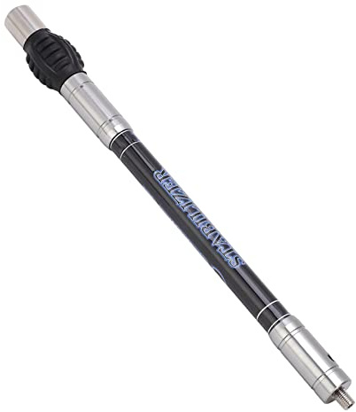 SUNGOOYUE Bogenschießen-Stabilisator aus Kohlenstoffstahl, 10-Zoll-Recurve-Bogenstabilisator, Ausgleichsstange, Seitenstange, Dämpfungszubehör für Recurve-Compoundbogen