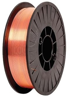 NAJDER Bobine de Fil Soudage SG2 Diamètre 0.8 mm 5 kg MIG/MAG, Fil à Souder Cuivré, Soudure en Acier, Résistant à la Corrosion