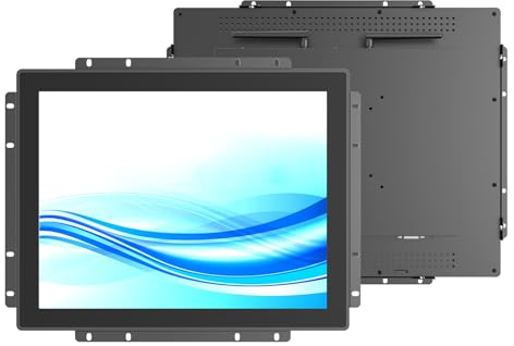 GreenTouch 17 Inch Industrial TFT LCD Monitors, Open Frame Capacitive Touch Screen Monitor All in one PC Intel Core I7 RAM 16G & ROM 256G for self-Service Kisok, Industrial
