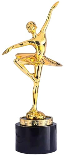 Pokale, Medaillen Auszeichnungen Tanztrophäe Aus Goldenem Metall Trophäe des Art Festival Junior Dancer Ballet Competition Souvenirs Für Talentshow-Events Preise Vergeben