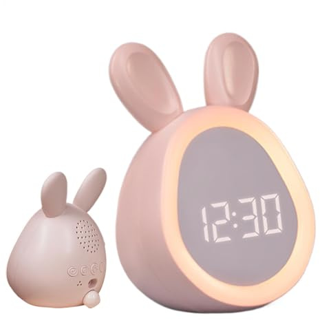 Orologio con luce notturna per bambini, Sveglia per bambini - Orologi per bambini per camerette | Sveglia digitale, orologi digitali per camere da letto, orologio con luce notturna per bambini, ricari