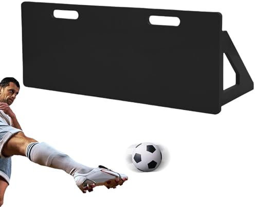 TUODENG 40x16 Twin Angle Soccer Rebounder Board, tragbarer Kick-Back-Trainer für Fußball-Passspiel und Bounce-Back-Training