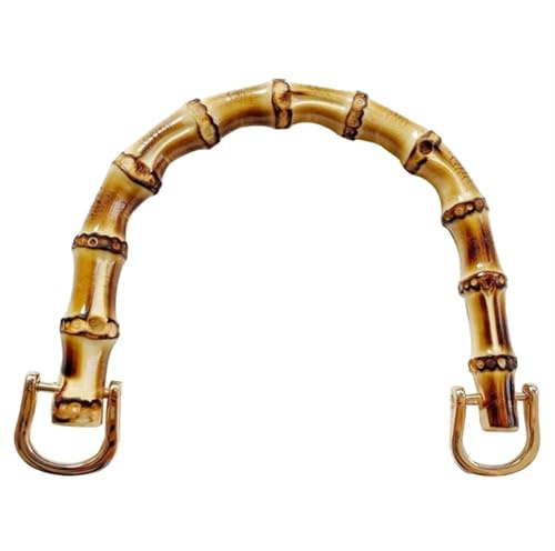 JHSDHYD Manici Bamboo per Borse Manico for Borsa Fatto a Mano, Manici for Accessori Fai da Te for Tracolla Naturale for Borsa con Manico for Borse in bambù Naturale dalla Superficie Liscia(120mm)