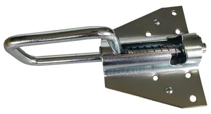 Sharplace Verrou Porte Coulissante Serrure, Volet Loquet Porte Verrou, Serrure de Porte de Garage Industrielle, Serrure Latérale, Loquet Coulissant, pour Cour, Jardin, Clôture Métallique, 22x13.5cm