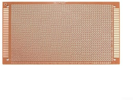 Jotekonoby 20-Piece PCB Circuit Board Set for DIY Soldering Kit with FR4 Glass Fiber and Copper Plated, Breadboard Experiment for Electronic Component Mounting