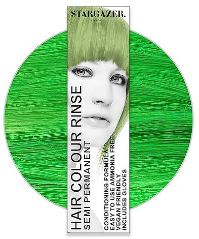 Stargazer Products UV-Grün Semi-Permanentes Haarfärbemittel, 1er Pack (1 x 70 ml)