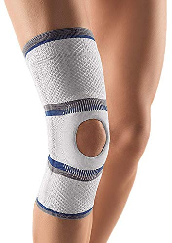 BORT Kniebandage m.Pat.Aussp.Silic.x-lar.silb. 1 St