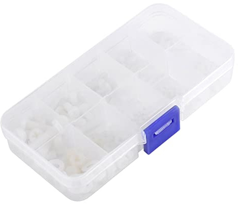 150 Stück Schrauben Set Muttern Unterlegscheiben Nylon ß M2 M25 M3 M4 M5 Befestigungselemente Für Mechanische Anwendungen