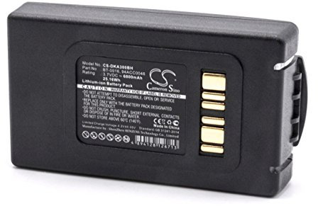 VARIATION vhbw Li-Ion batteri 5200 mAh (3,7 V) för mobiltelefon scanner som Datalogic 94ACC0046 1x Akku 6800mAh