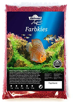 Dehner Aqua Aquarienkies, Körnung 2-3 mm, 5 kg, rot
