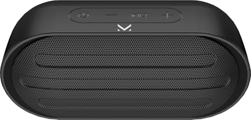 MAJESTIC MOON - Speaker Wireless audio funzione TWS, batteria ricaricabile, ingressi MICRO SD e AUX-IN, Microfono integrato per chiamate vivavoce, nero
