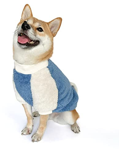 Enjoying Hundepullover für Haustiere, Katzen, warm, weich, für den Winter, mittelgroße Hunde, kaltes Wetter, Sweatshirt (XL, Blau)