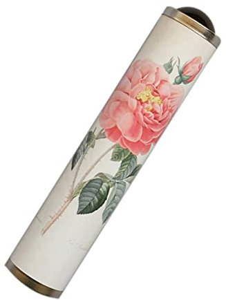 ZEALMAX Klassische handgemachte echte Szene Kaleidoskop Spielzeug Magic Kaleidoskop Geburtstagsgeschenk für Kinder und Erwachsene, Blumenmuster