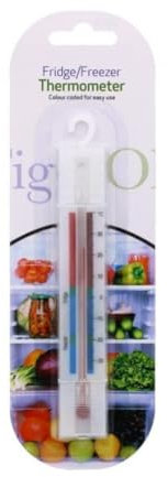 LND Gifts Fridge and Freezer Thermometer - UK's Trusted Brand with Colour Coded Safe Temperature Zones for Refrigerators and Freezers, Ideal For Home Kitchens, Restaurants, Bars, Cafes