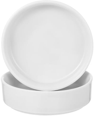 NULYLU 2pcs Round Ceramic Tray Pot Saucer Ceramic Drip Tray for Indoor Plants Plants Dishes to Catch Water