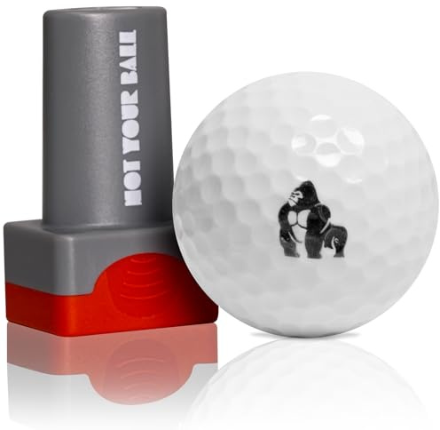 ZEETY Golfball-Stempel, Golfball-Stempel, selbstfärbender Golfball-Stempel-Marker zur Identifizierung von Golfbällen, Golfgeschenke, Golfzubehör für Männer und Frauen, Golfer