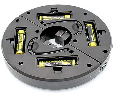 Artibetter Lámpara Led Para Sombrilla Con Luz Cob y Colores Lúmenes Batería Aa Luz Portátil Para Camping y Terraza Diseño Sin Cables y Pinza Ajustable Color Negro