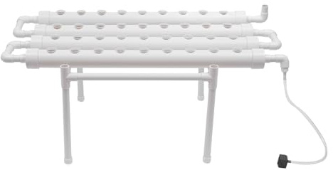 Kit de culture hydroponique - Tube hydroponique - Balcon principal de jardin - Pour la maison et le jardin - 36 trous en PVC