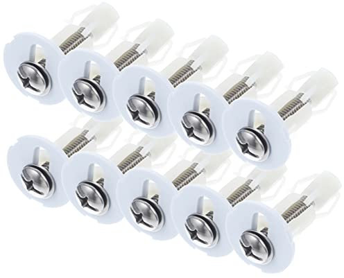 Angoily 10stücke Schrauben Toilettensitze Ersatz-toilettensitzschrauben Befestigungssatz Mit Unterlegscheiben Für Reparatur Von Toiletten