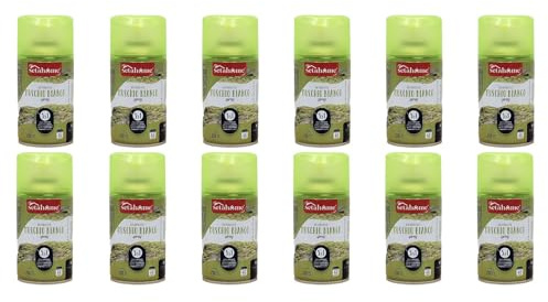 BURI Luftfräschare vit mysk doft | 12-pack aromatisk rumsdoft, lämplig för alla automatiska doftdispenser, sprutor, maskiner, uppfriskande arom och doftintensitet