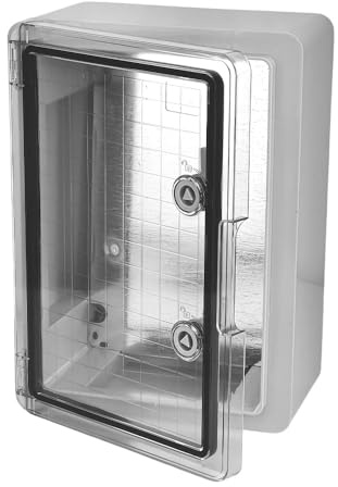 TP Electric Leergehäuse Schaltschrank Gehäuse Mit Transparenter Tür Aufputz Verteilerschrank IP65 IK10 300 x 400 x 170 mm