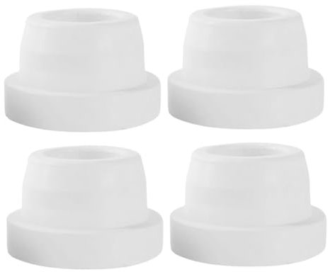 CIMAXIC 4pièces Lot de Butoirs Caoutchouc pour Échelle De Piscine Bouchons Extrémité pour Piscine Creusée Pare-Chocs pour Tubes Échelle De