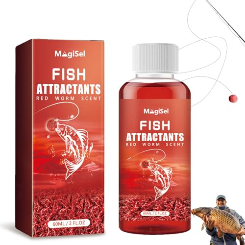 Bait doft fisklocksmedel för bete, fiske av lockmedel, naturlig bait doft fish attractants för vattendrag, fisk lockande koncentrerat bete, fiske lockmedel doftbete utomhus fisketillbehör, 60 ml