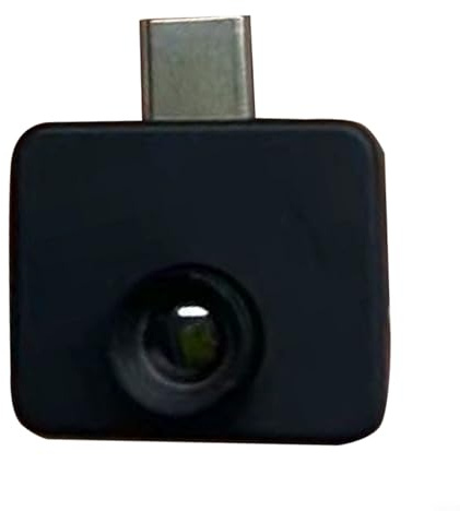 Termocamera per telefono Android da -20 ° C a 1000 ° C fotocamera a infrarossi con tipo C 5 modalità di colore Rilevatore di calore Imaging per ispezione industriale elettrica e edilizia (TIOP03)