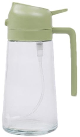 Oil Mister Spruzzatore – Dispenser di olio da 470 ml, bottiglia da cucina, può spruzzare e versare salsa di soia, contenitore spray da cucina per friggere e insalata, strumento per versare