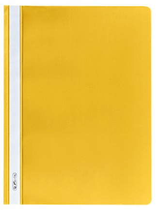 herlitz Schnellhefter A4, Kunststoff, gelb, 10 Stück