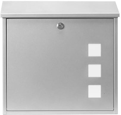 G2 Trading Company 61 - G2 empresa comercial buzón de acero 0 aire - plata