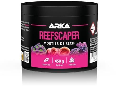 Riffmörtel Meerwasseraquarium 500 g - Reefscaper Korallenmörtel | Riffzement, schadstofffrei, schnell härtend, klebt Korallen, Korallenableger, Deko, Riffgestein, Riffkeramik, Meerwasser