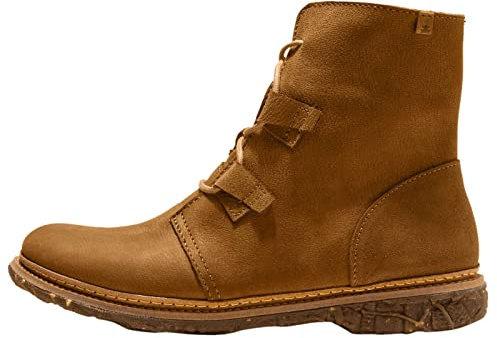 El Naturalista Mujer Botas militares ANGKOR, señora Botines,botas,medias botas,botines,botas de cordones,WOOD,38 EU / 5 UK