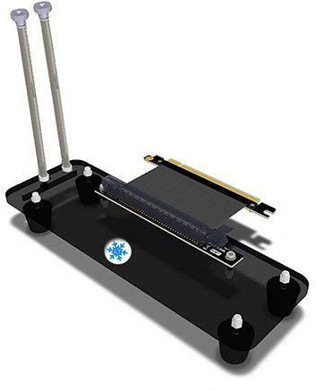 LeHang Béquille Verticale/Base pour Carte Graphique PCI- E 3.0 16X pour boîtier DIY ATX (câble d'extension Non Compris)