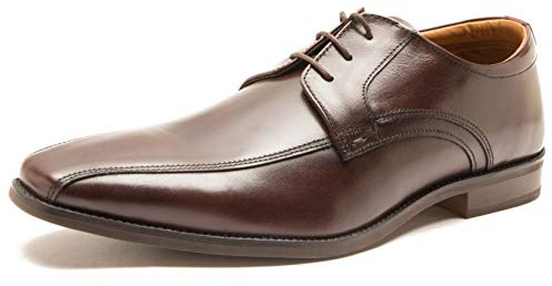 Thomas Crick Men's Classic 'Hutton' Formal Shoes, Fashionable and Durable, Versatile and Crafted with Premium Quality Leather (Black/Brown)