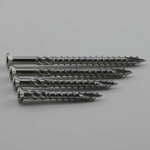 PROFI Edelstahl C1 Terrassenschrauben TORX TX mit CUT-Spitze Terassenschrauben Terassenbauschrauben (200, 5 x 70 mm)