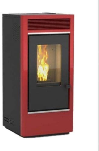 Pelletofen, 12 kW, Wien S Plus, Rot