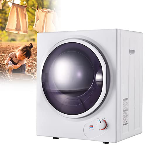 Secadora Ventilada,Mini Secadora,Secado/Ahorro De EnergíA De 2.5Kg,Temporizador De 200 Minutos,Filtro Doble,Calentador De CeráMica PTC,ProteccióN Contra Sobrecalentamiento
