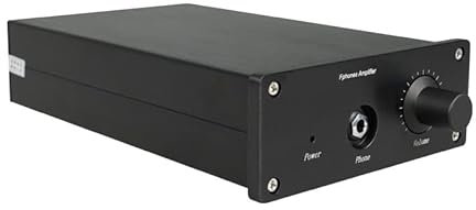 JINGERL Audio Refer To HA5000 Circuit Pure Class A Headphone Amplifier FET High Power Output HiFi Amp (Color : Black)