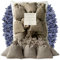 Bolsitas de Lavanda para Armarios - 12 Saquitos de Lavanda Seca Natural de Provenza sin OGM, en Yute Forrado y Rellenos a Mano - para Ropa, Cajones, Armarios - Flores de Provenza – Nueva Cosecha