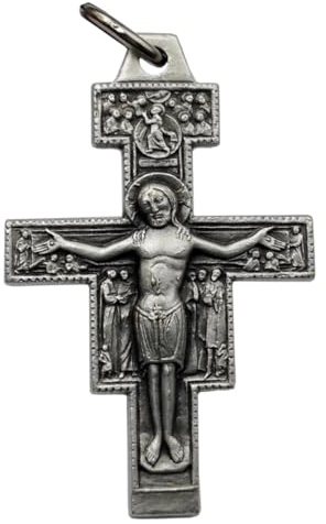 CROCEFISSO DI SAN DAMIANO (FEDELE RIPRODUZIONE DEL CROCEFISSO CHE PARLO' A SAN FRANCESCO D'ASSISI) - 100% MADE IN ITALY