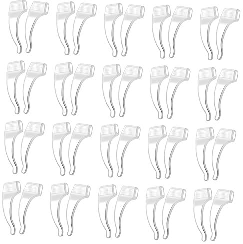 OSALADI 50paare Pack Austauschbare Brillenohrbügel Rutschfeste Brillenhalter Aus Silikon Brillen-ohrpolster Für Sport Und Outdoor-aktivitäten
