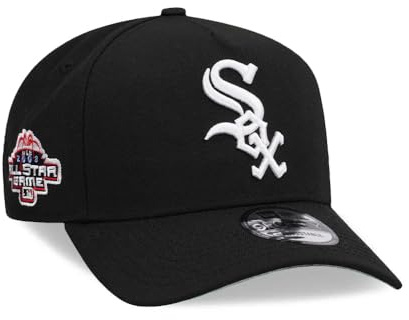 New Era Chicago White Sox All Star Game 2003 Black All Star Game 2003 Black Edition 9Forty A Frame Snapback Cap, Nero , Taglia unica