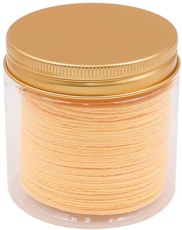 Sarini Komprimerade ansiktssvampar, 50-pack cellulosasvampar, 100 % naturliga kosmetiska svampar för ansiktsrengöring, skalande masker, borttagning av smink