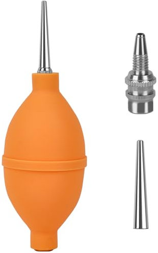 1Stück -Weichgummi-Luftgebläse -Kaffeemühle Reinigung -Gebläse Kaffeepulver -Pneumatische Filter Reinigung Werkzeug Gebläse (Orange)